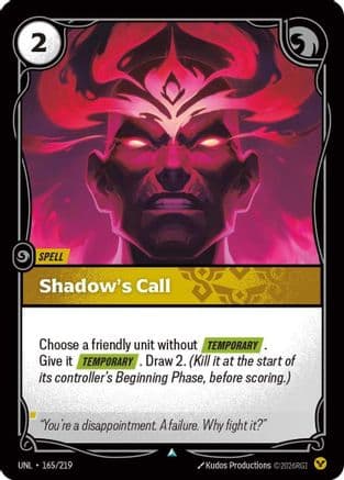 Shadow's Call — Unleashed