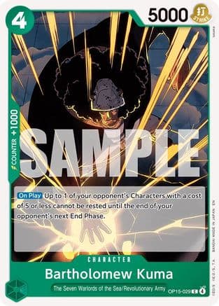 Bartholomew Kuma (OP15-029) — Adventure on Kami's Island