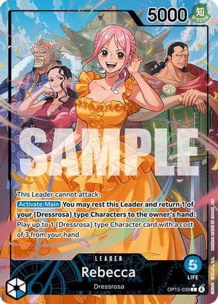 Rebecca (OP15-039) (Alternate Art) — Adventure on Kami's Island