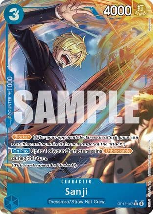 Sanji (OP15-047) (Alternate Art) — Adventure on Kami's Island