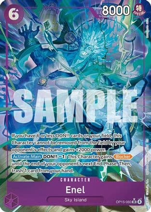 Enel (OP15-060) (Alternate Art) — Adventure on Kami's Island