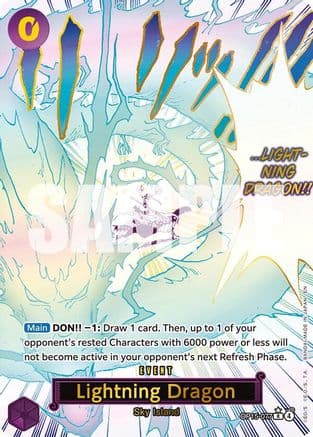 Lightning Dragon (Alternate Art) — Adventure on Kami's Island