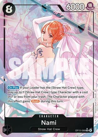Nami (OP15-086) (Alternate Art) — Adventure on Kami's Island