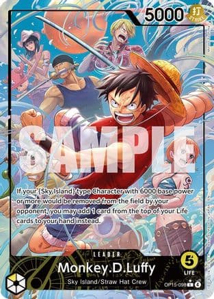 Monkey.D.Luffy (OP15-098) (Alternate Art) — Adventure on Kami's Island