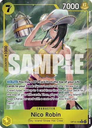 Nico Robin (OP15-109) (Alternate Art) — Adventure on Kami's Island