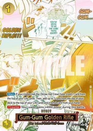 Gum-Gum Golden Rifle (Alternate Art) — Adventure on Kami's Island