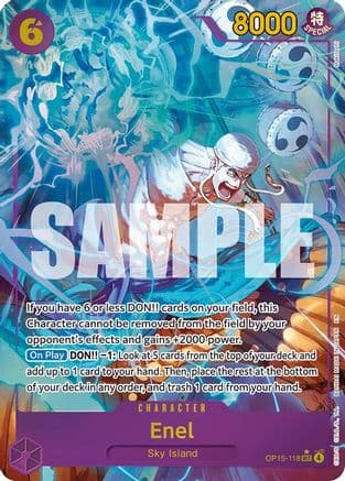Enel (OP15-118) (Alternate Art) — Adventure on Kami's Island