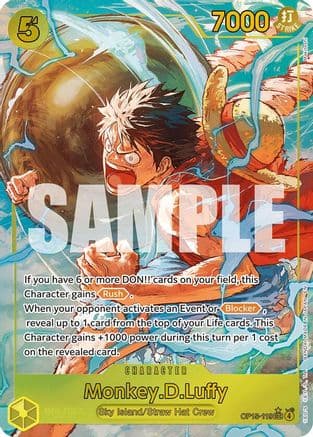 Monkey.D.Luffy (OP15-119) (Alternate Art) — Adventure on Kami's Island