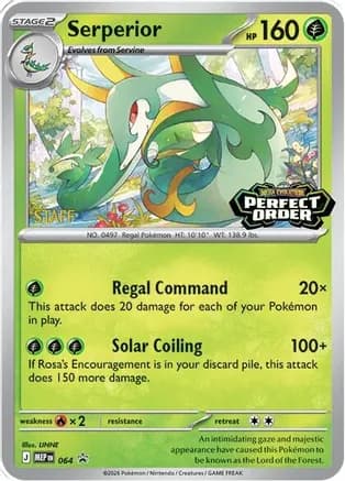 Serperior - 064 [Staff] — ME: Mega Evolution Promo