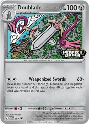 Doublade - 067 [Staff] — ME: Mega Evolution Promo