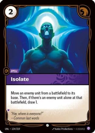 Isolate — Unleashed