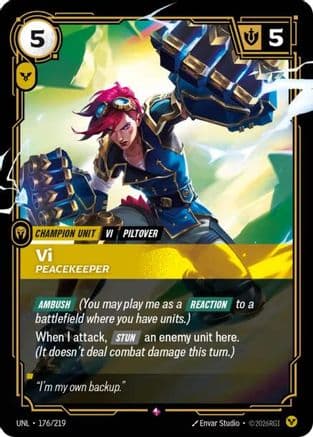 Vi - Peacekeeper — Unleashed