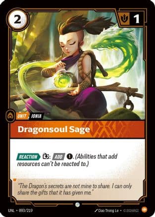 Dragonsoul Sage — Unleashed