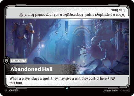 Abandoned Hall — Unleashed