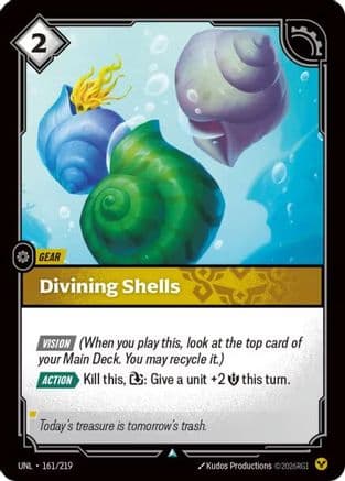 Divining Shells — Unleashed