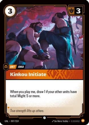 Kinkou Initiate — Unleashed