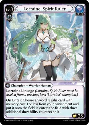 Lorraine, Spirit Ruler — Radiant Origins: Pantheon
