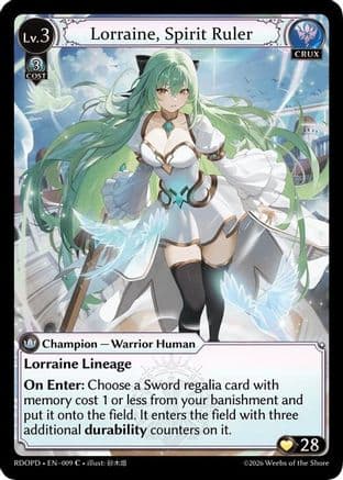 Lorraine, Spirit Ruler (Extended Art) — Radiant Origins: Pantheon