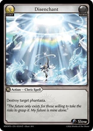 Disenchant (055A) — Radiant Origins: Pantheon
