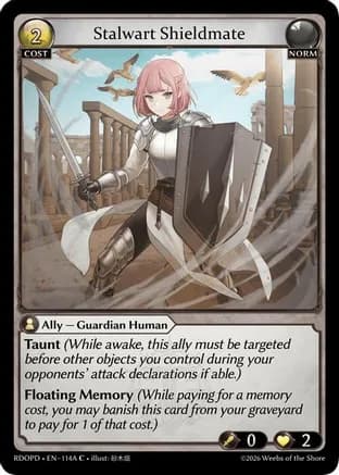 Stalwart Shieldmate (114A) — Radiant Origins: Pantheon