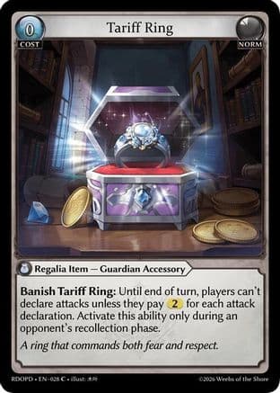 Tariff Ring — Radiant Origins: Pantheon