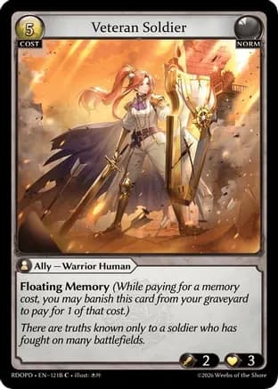 Veteran Soldier (121B) — Radiant Origins: Pantheon