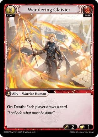 Wandering Glaivier (151A) — Radiant Origins: Pantheon