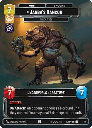 Jabba's Rancor - Snack Time! — A Lawless Time - Weekly Play Promos