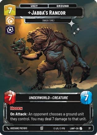 Jabba's Rancor - Snack Time! (Foil) — A Lawless Time - Weekly Play Promos