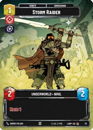 Storm Raider (Foil) — A Lawless Time - Weekly Play Promos