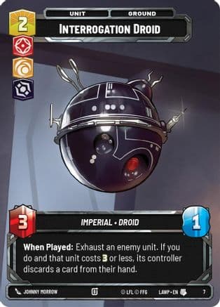 Interrogation Droid — A Lawless Time - Weekly Play Promos