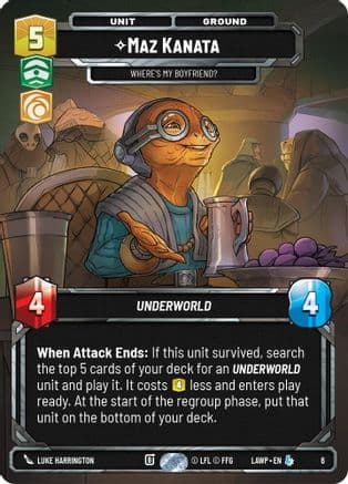 Maz Kanata - Where's My Boyfriend? — A Lawless Time - Weekly Play Promos