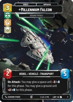 Millennium Falcon - Dodging Patrols — A Lawless Time - Weekly Play Promos