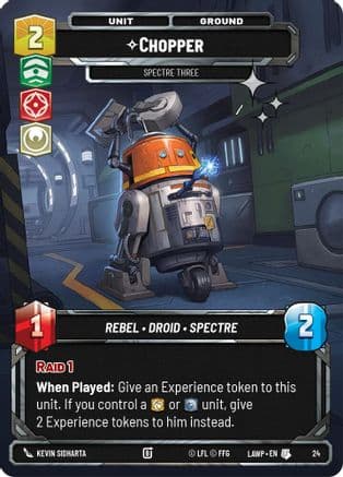 Chopper - Spectre Three (Foil) — A Lawless Time - Weekly Play Promos