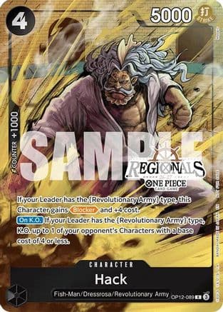 Hack (Regional Participation Pack 2026 Vol.1) — One Piece Promotion Cards