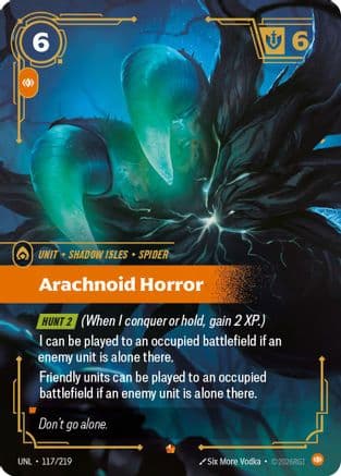 Arachnoid Horror — Unleashed