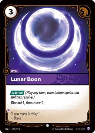 Lunar Boon — Unleashed