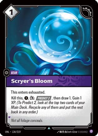 Scryer's Bloom — Unleashed