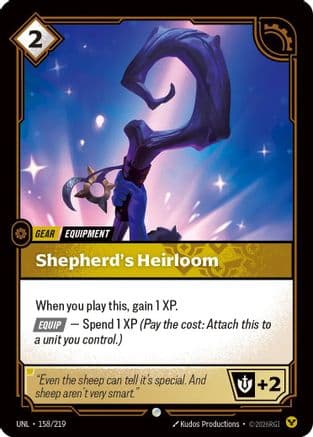 Shepherd's Heirloom — Unleashed