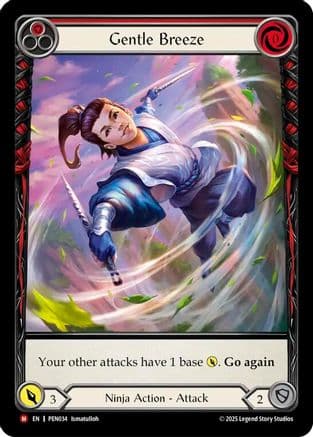 Gentle Breeze (Red) (Extended Art) — Compendium of Rathe