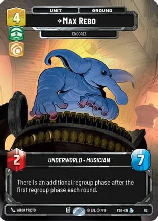 Max Rebo - Encore! (82) — Sector and Regional Promos: Season 1