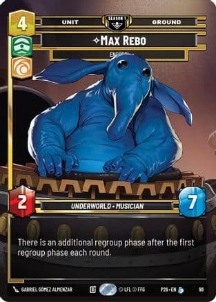 Max Rebo - Encore! (98) — Sector and Regional Promos: Season 1