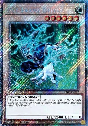 PSY-Frame Driver (Platinum Secret Rare) — Rarity Collection 5