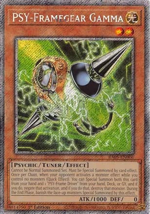 PSY-Framegear Gamma (Platinum Secret Rare) — Rarity Collection 5