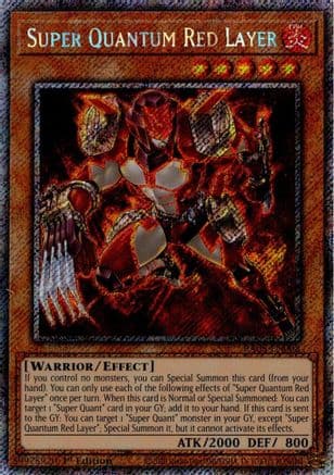 Super Quantum Red Layer (Platinum Secret Rare) — Rarity Collection 5