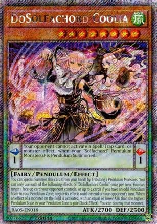 DoSolfachord Coolia (Platinum Secret Rare) — Rarity Collection 5
