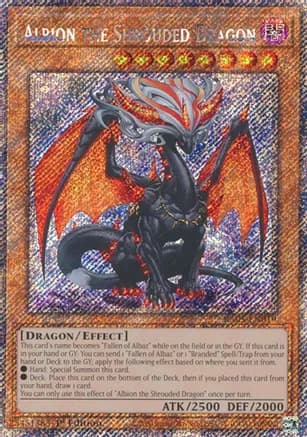 Albion the Shrouded Dragon (Platinum Secret Rare) — Rarity Collection 5