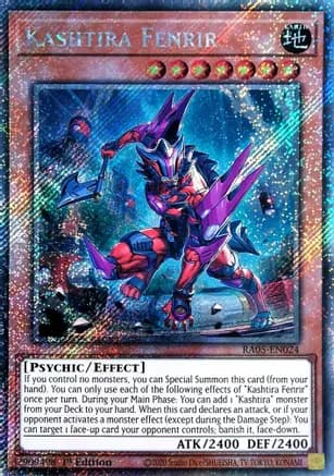 Kashtira Fenrir (Platinum Secret Rare) — Rarity Collection 5
