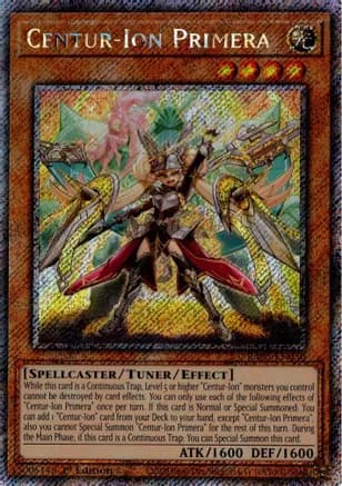 Centur-Ion Primera (Platinum Secret Rare) — Rarity Collection 5