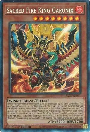 Sacred Fire King Garunix (Collector's Rare) — Rarity Collection 5